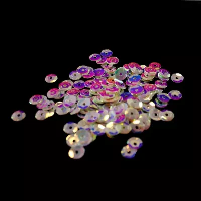 Паєтка кругла, біла