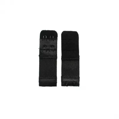 Застібка-подовжувач чорна, 2 ряди х 2 петлі