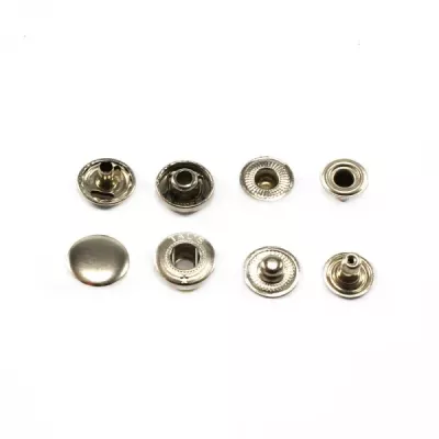 Кнопка Альфа нікель, 15 мм