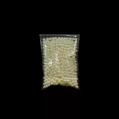 Перли пришивні 4 мм,молочний