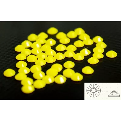 Стразы клеевые, желтые