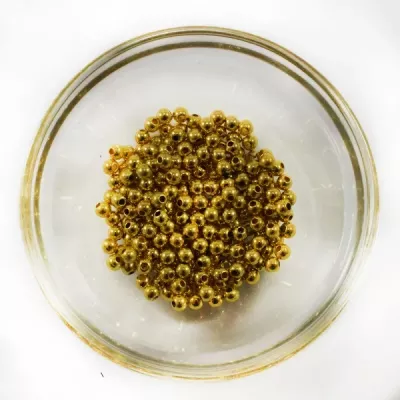 Перли пришивні 4 мм, золоті