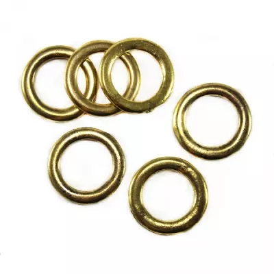 Кольцо литое золото, 20 мм