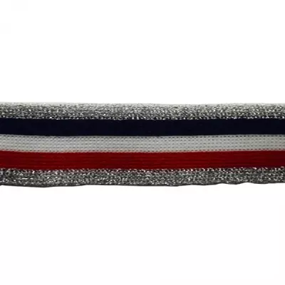 Тасьма трикотажна з люрексом, 2,5 см