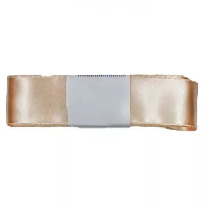 Лента атласная бежевая, 40 мм 