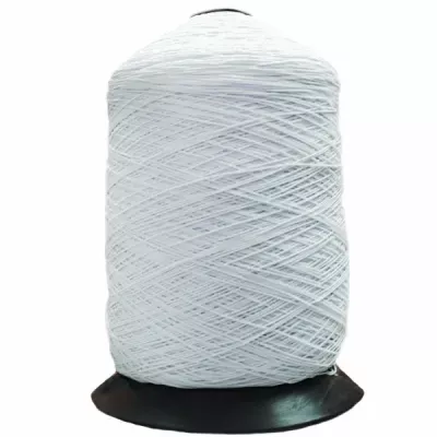 Нитка резинка біла, 1 мм
