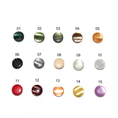 Гудзик блошка кольорова (20L)