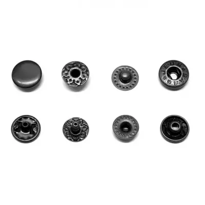 Кнопка сорочкова оксид, 10 мм