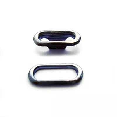 Блочка оксид, 20 мм овальна + кільця,1000 шт