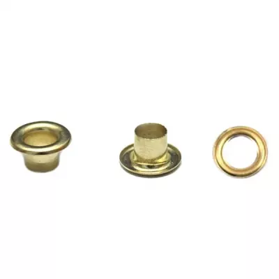 Блочка золото D4мм (1000шт.) антимагніт + кільця