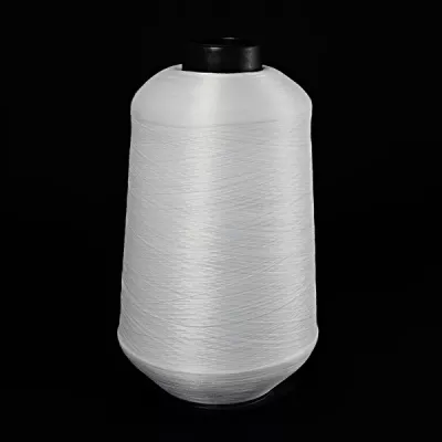 Нитка текстурована (оверлочна), біла
