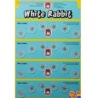 Кнопка приш пластик прозр. Д15 мм, 24 шт.