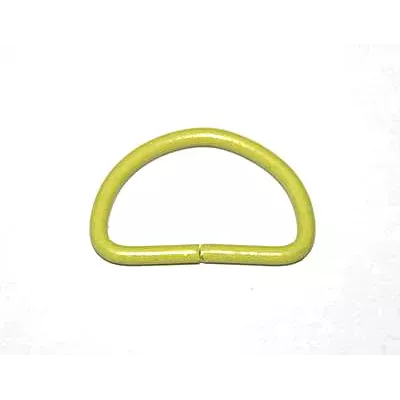 Полукольцо с эмалью 25мм жёлтое