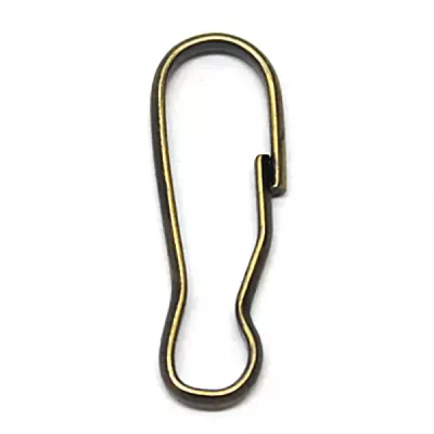 Карабін дротяний антик, 2 см.