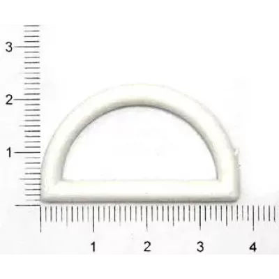 Полукольцо белое, 30мм