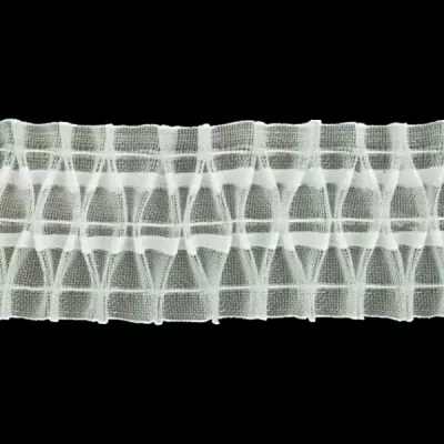 Стрічка для штор вафельна, 6 см