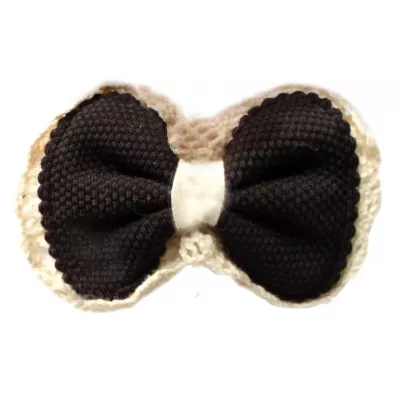 Бабочка черная Нашивка объемная  