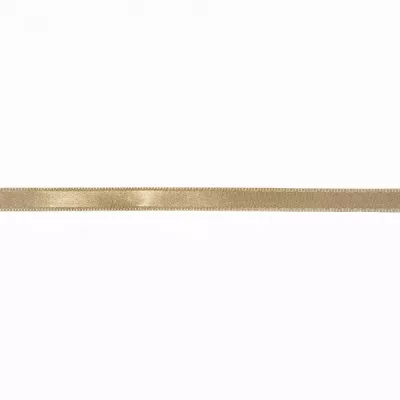 Лента атласная темно-песочная, 1 см 