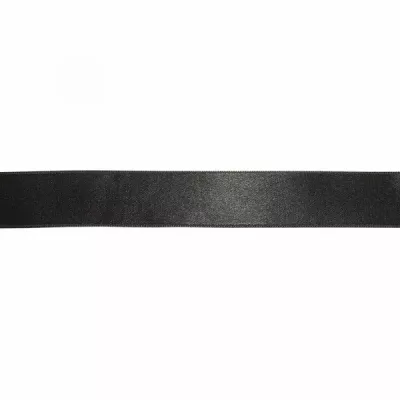 Лента атласная черная, 3 см 