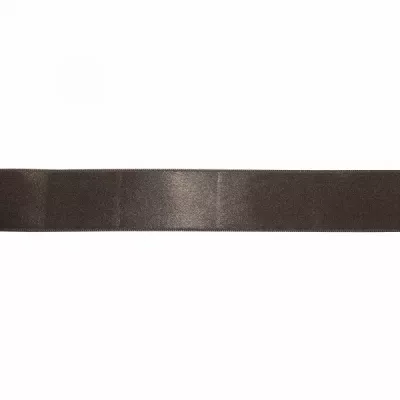 Лента атласная коричневая, 4 см 