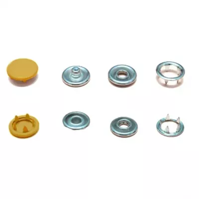 Кнопка трикотажна FB D-9,5 мм закр. капелюшок жовтий