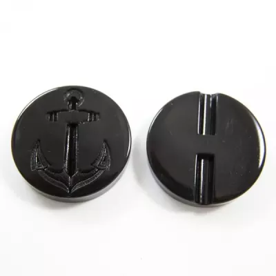 Гудзик чорний, 30 мм