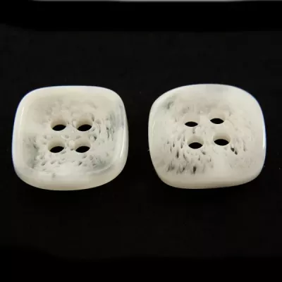 Гудзик білий, 16 мм