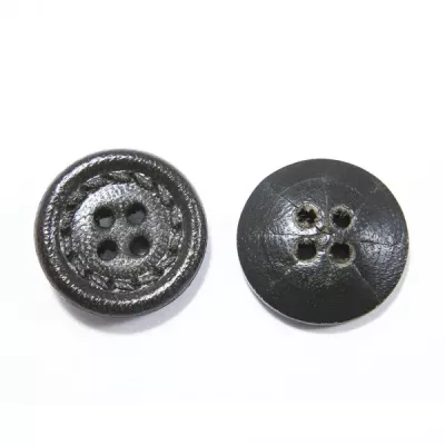 Гудзик чорний, 18 мм