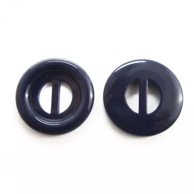 Гудзик темно-синій, 28 мм