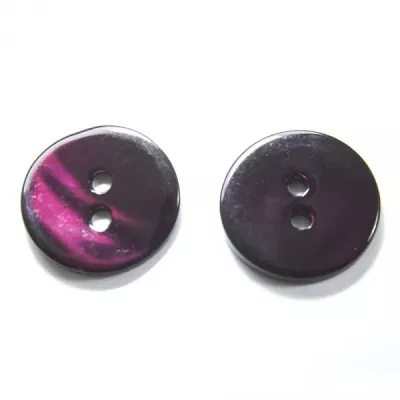 Гудзик черепашка малинова, 18 мм