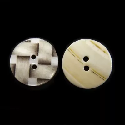 Ґудзик коричневий черепашка, 22 мм