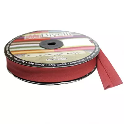 Коса бейка х/б червона, 2 см