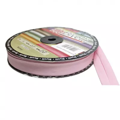 Коса бейка х/б рожева, 2 см