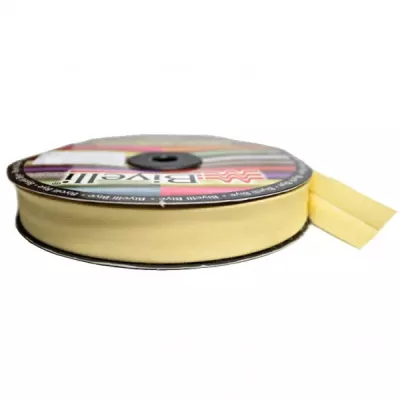 Коса бейка х/б жовта, 2 см