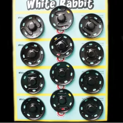 Кнопка пришивна на листах D30 мм-оксид