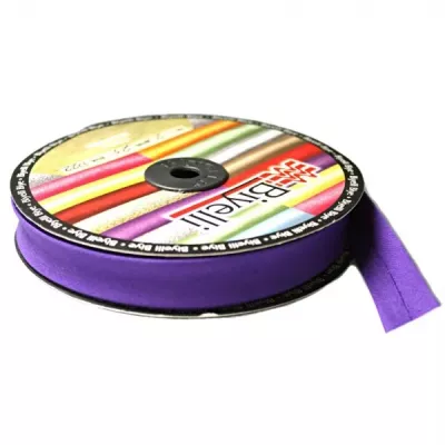 Коса бейка х/б фіолетова, 2 см