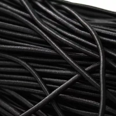 Канат-гума чорна 2 мм. 100м.