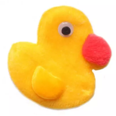 Желтая уточка Нашивка объемная  