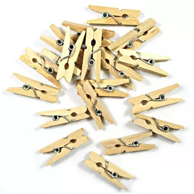 Прищепка деревянная, 3х25 мм