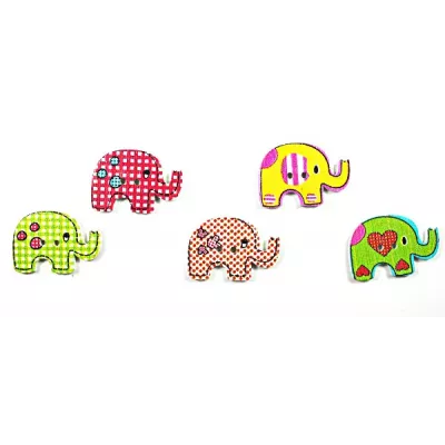 Деревянный декор-слон 20х30 мм