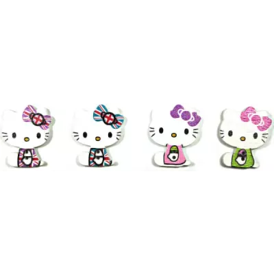 Дерев'яний декор кішка, 20х20 мм