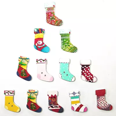 Деревянный декор-сапожки 25х30 мм