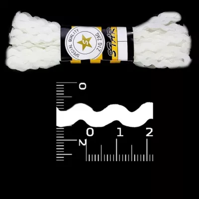 Стрічка в'юнок біла, 5 мм