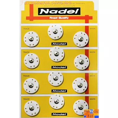 Кнопка пришивна на основі D26мм біла