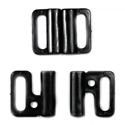 Застібка для купальника чорна, 1.5 см