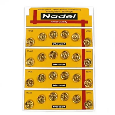 Кнопка золота пришивна, 12 мм