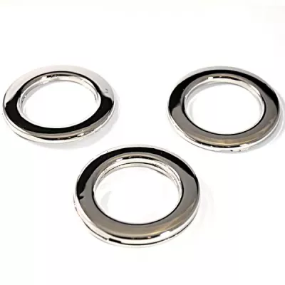 Люверс для штор срібло, 4 см