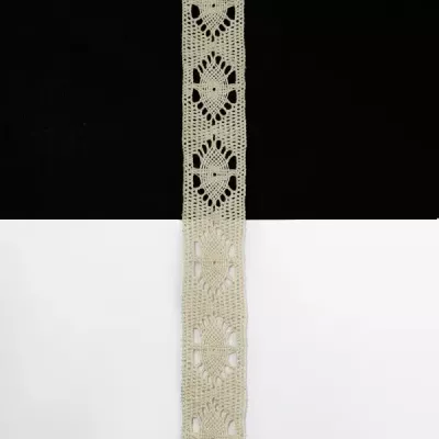 Кружево кроше натуральное, 3 см