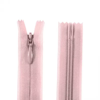 Блискавка YKK потайна 30 см колір-377 попел.