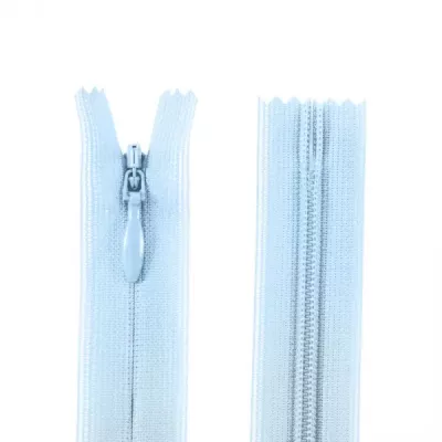 Блискавка YKK потайна 25 см колір 026-блакитний